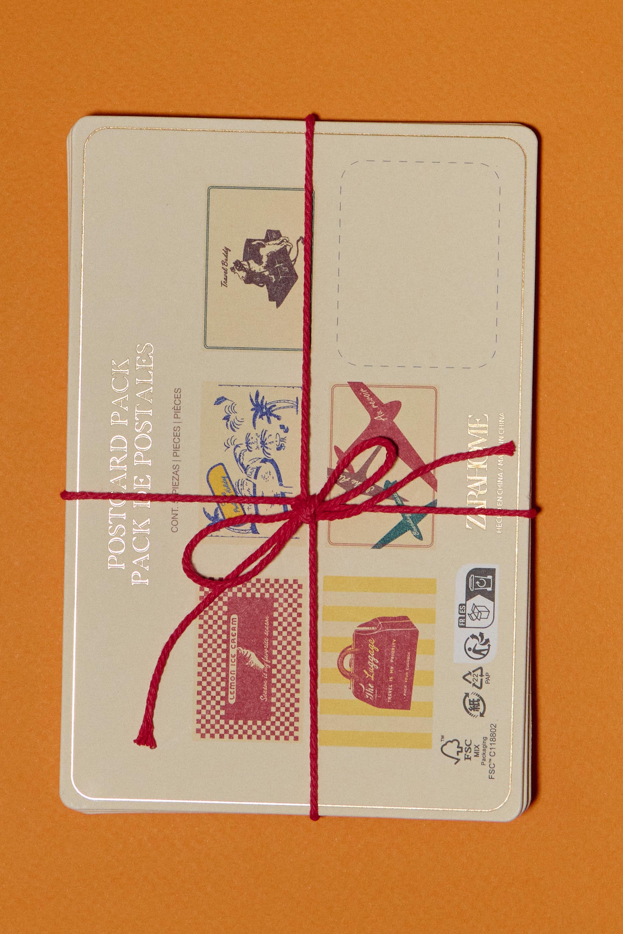 ENSEMBLE CARTES POSTALES VOYAGES (LOT DE 5)